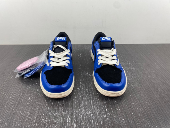 travis scott x air jordan 1 low blue and black dm7866-225