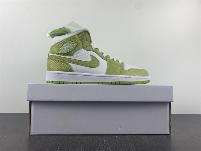 air jordan 1 mid green python (w) - dv2959-113