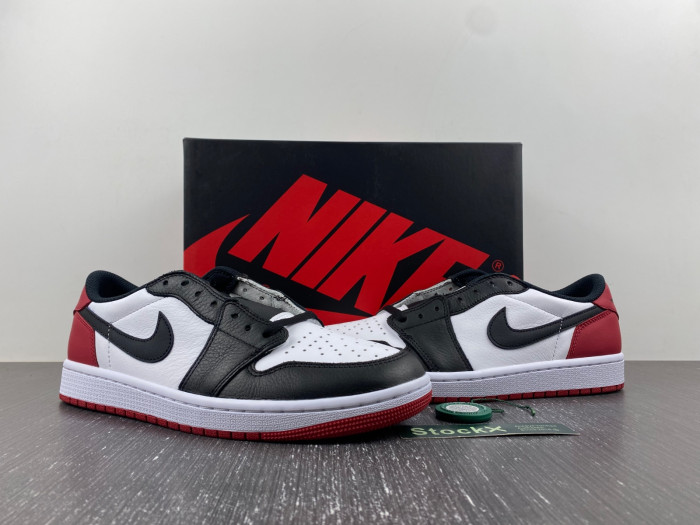 air jordan 1 low og "black toe" cz0790-106