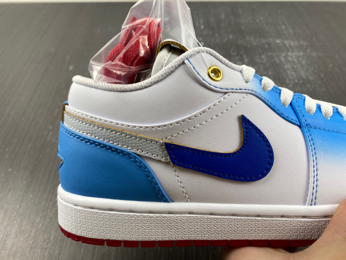 air jordan 1 low gs white university blue fn8895-141