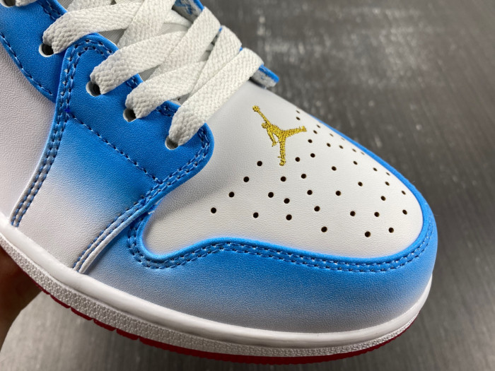 air jordan 1 low gs white university blue fn8895-141