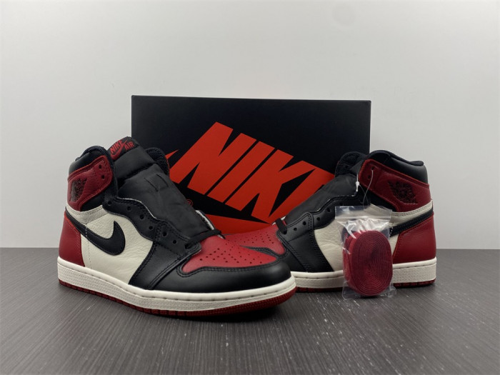 air jordan 1 retro high bred toe 555088-610