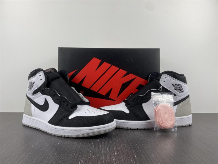 air jordan 1 retro high og grey fog 555088-108