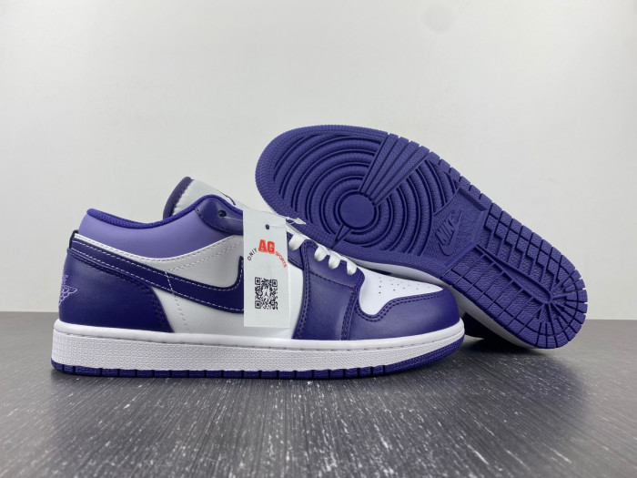 air jordan 1 low "purple" 553558-515