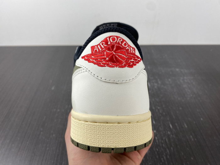 travis scott x air jordan 1 low og olive dz4137-106