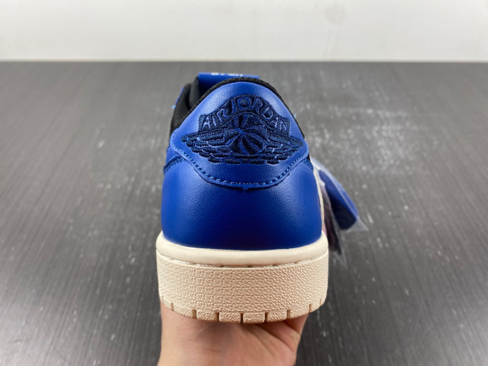 travis scott x air jordan 1 low blue and black dm7866-225