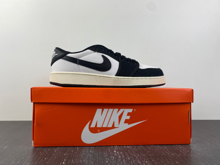 air jordan 1 ko low "black/white" dx4981-100