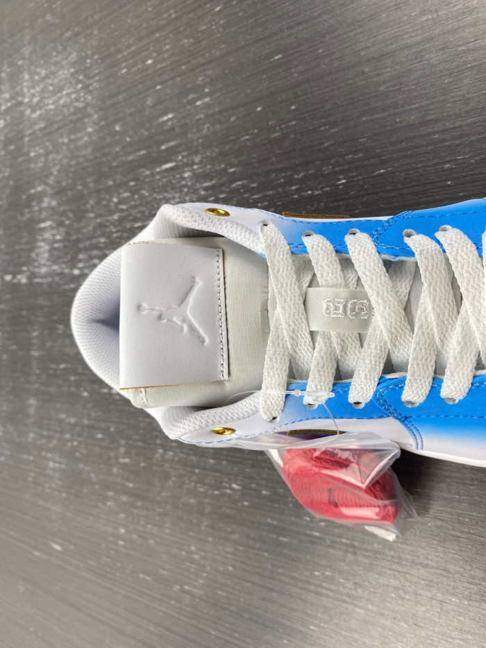 air jordan 1 low gs white university blue fn8895-141