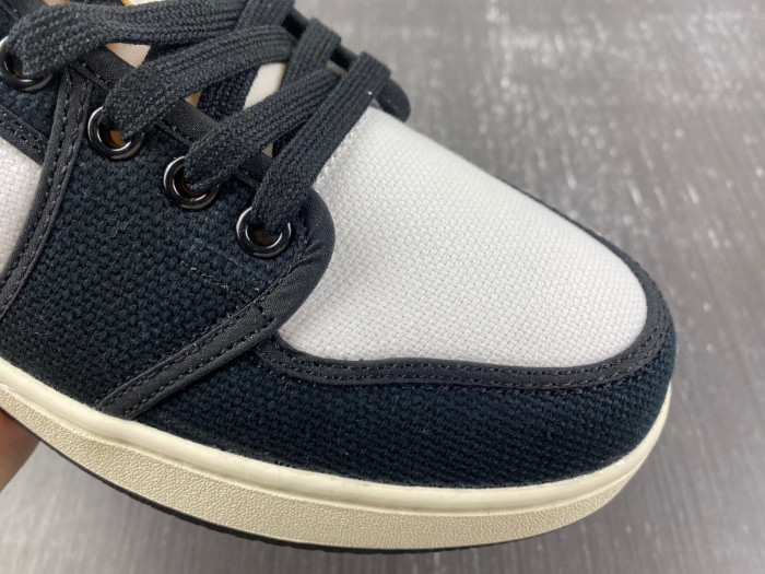 air jordan 1 ko low "black/white" dx4981-100