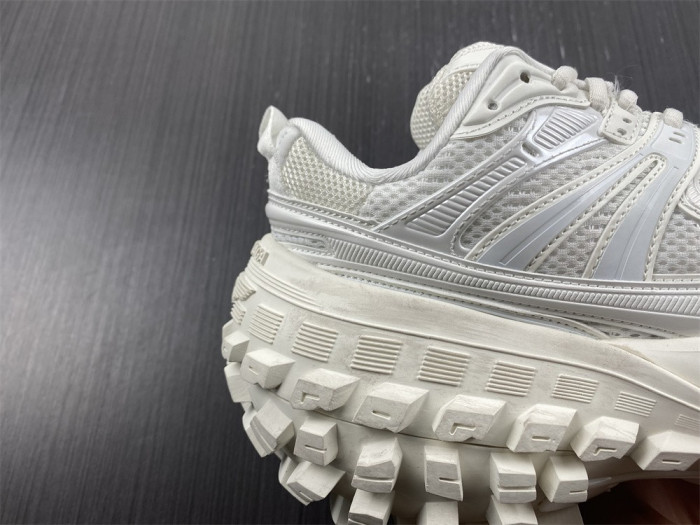 blcg defender rubber platform sneakers white