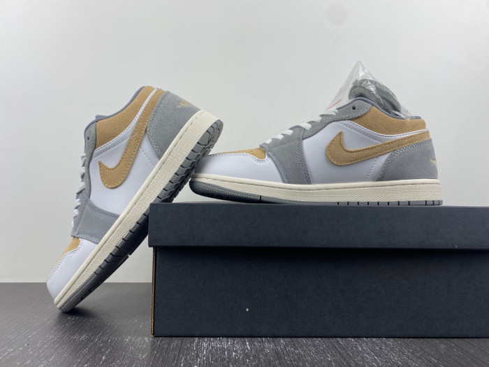 air jordan 1 low white grey dc0774-189
