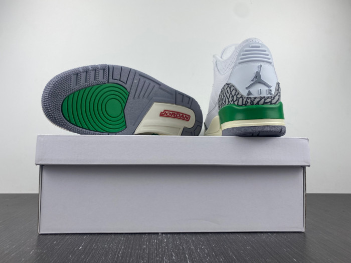 air jordan 3 lucky green wmns ck9246-136