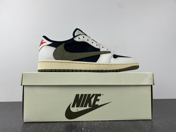 travis scott x air jordan 1 low og olive dz4137-106