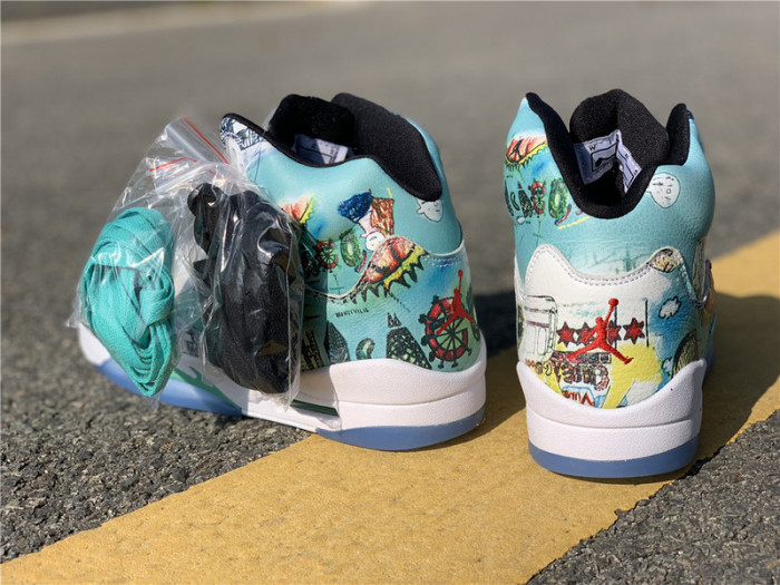 air jordan 5 retro wings (gs) av3663-900