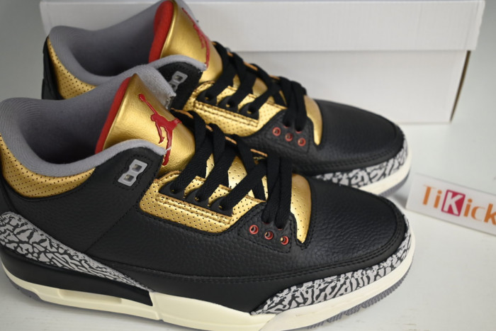 air jordan 3 black gold wmns ck9246-067