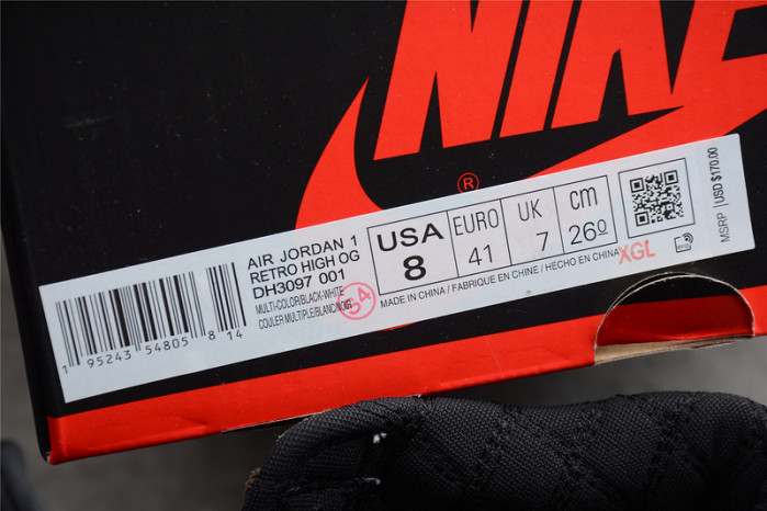 air jordan 1 high og “hand crafted” dh3097-001
