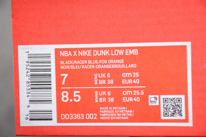 nba x dunk low emb