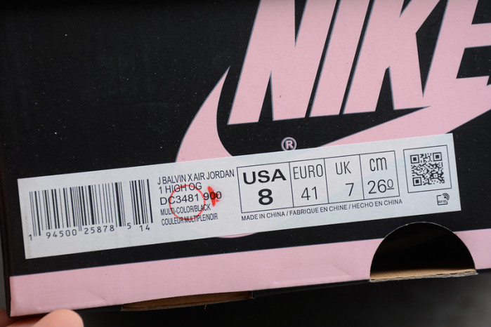 air jordan 1 retro high j balvin - dc3481-900