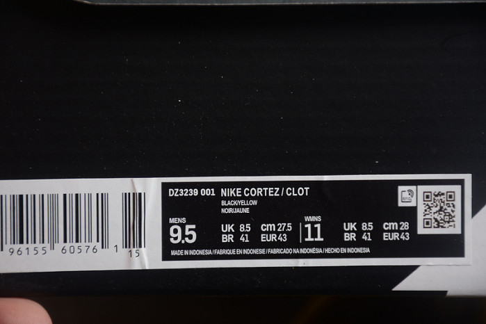 clot x nike cortez