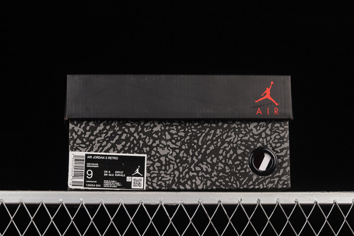 jordan 3 retro wolf grey - 136064-004
