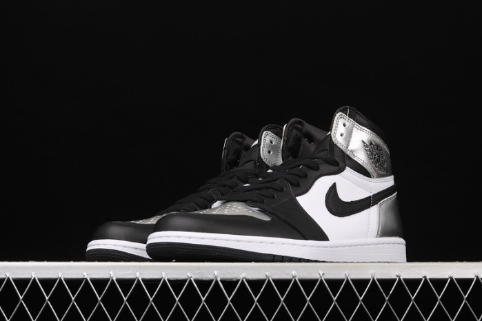 air jordan 1 retro high silver toe (w) - cd0461-001