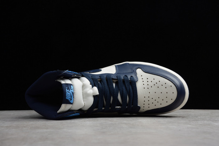 air jordan 1 retro high og | unc - obsidian university blue 555088-140