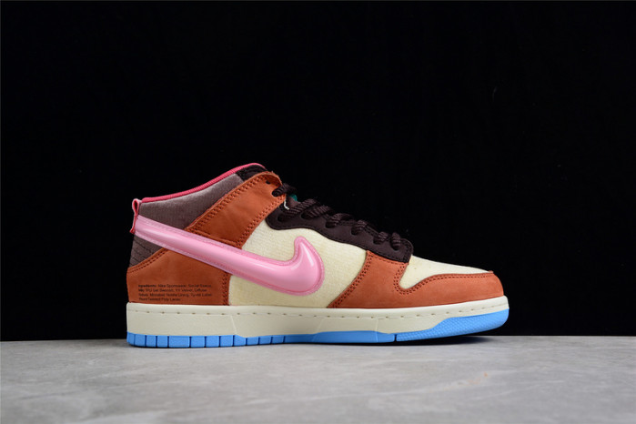 nike dunk mid social status x