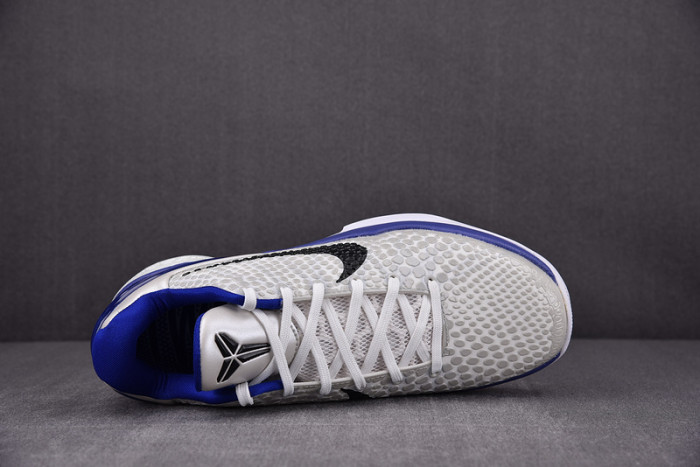 nike zoom kobe 6 white del sol - 436311-101