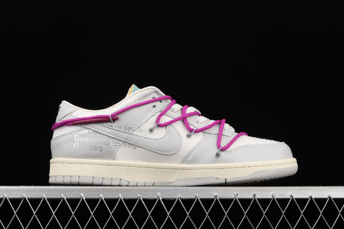 nike dunk low off-white lot 21 - dm1602-100