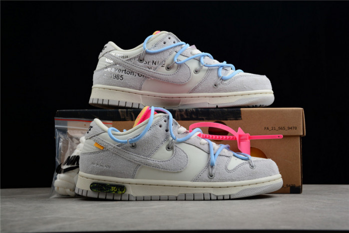 nike dunk low ofw of38 - dj0950-113