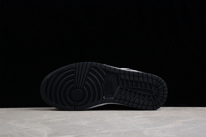 jordan 1 retro low black gym white - 552780-018