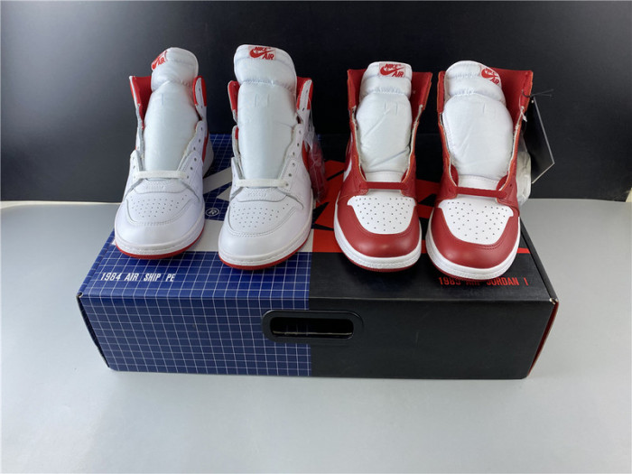 air jordan new beginnings pack retro high 1 & nike air ship ct6252-900