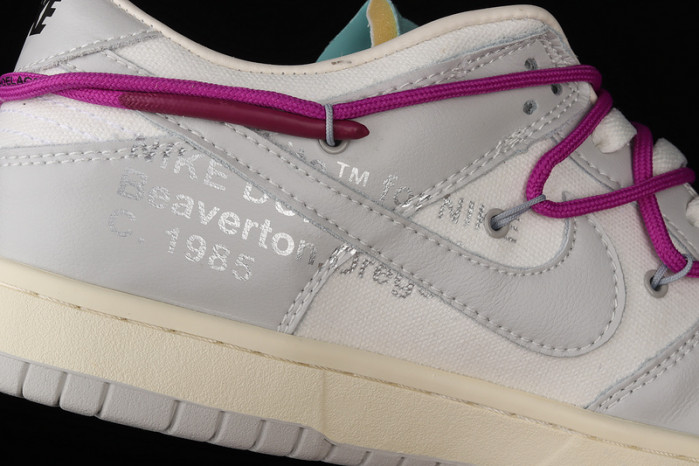 nike dunk low off-white lot 21 - dm1602-100