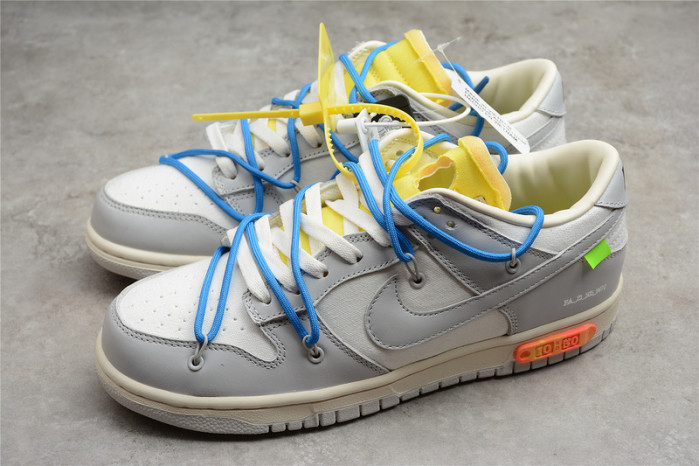 nike dunk low off-white lot 10 - dm1602-112
