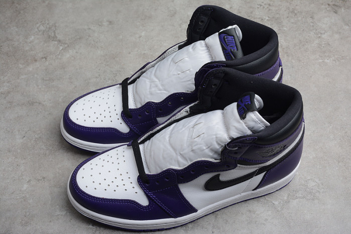 air jordan 1 retro high court purple white 555088-500