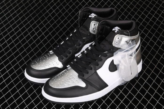 air jordan 1 retro high silver toe (w) - cd0461-001