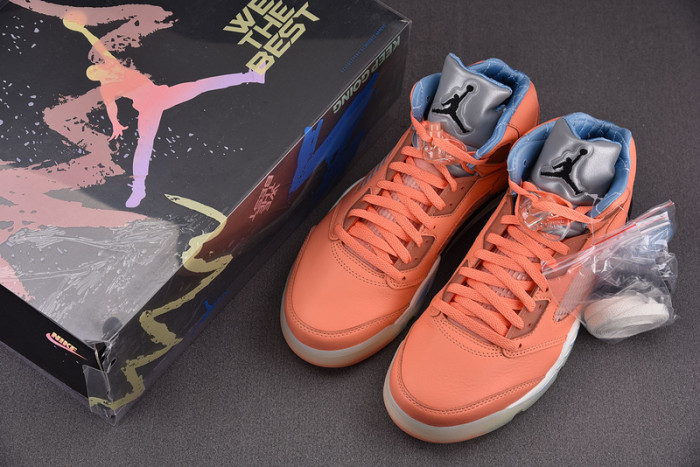 dj khaled x air jordan 5 retro we the best "crimson bliss" dv4982-641