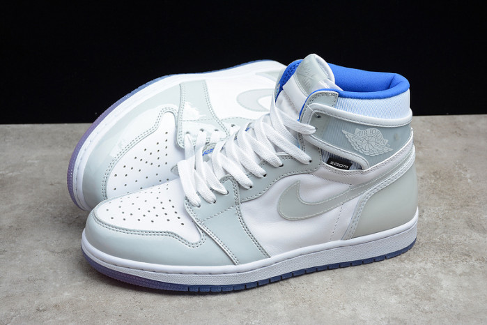 air jordan 1 retro high zoom white racer blue ck6637-104