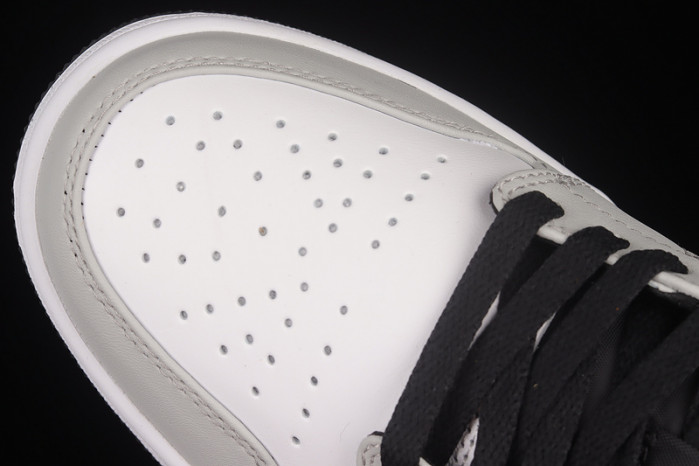 air jordan 1 low black grey pink - 553558-062