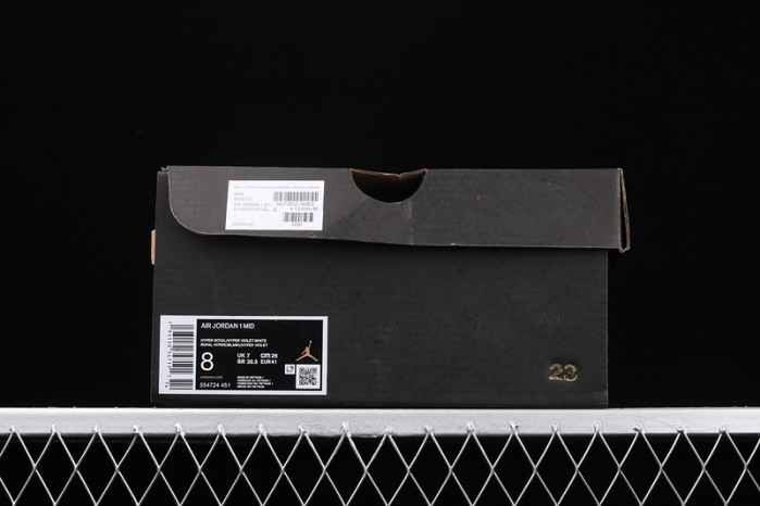 air jordan 1 mid hyper royal/hyper violet-white 554724-451