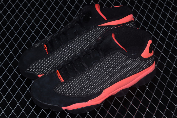 clot x air jordan 13 low “black infrared” at3102-006