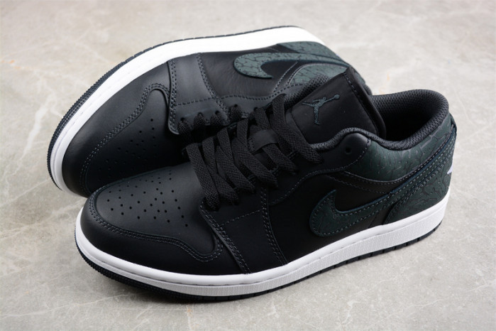 air jordan 1 low "black elephant" fb9907-001