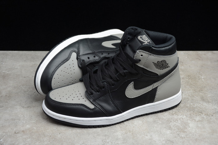 air jordan 1 retro high og shadow black gray 555088-013