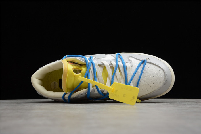 nike dunk low off-white lot 10 - dm1602-112