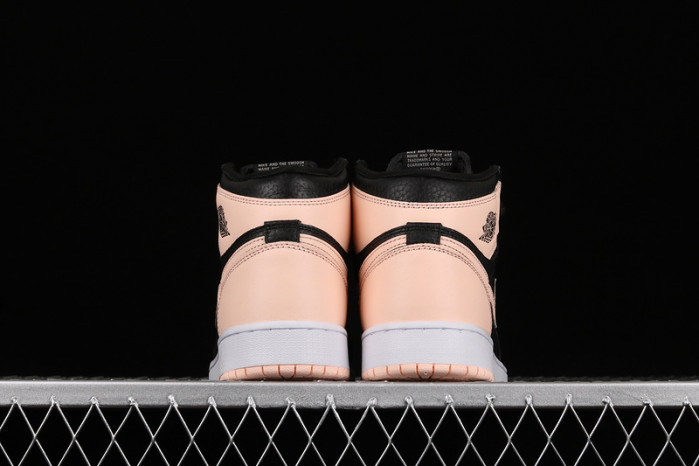 air jordan 1 retro high black crimson tint (gs) - 575441-081