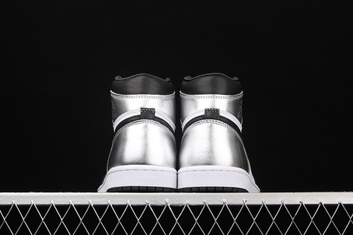 air jordan 1 retro high silver toe (w) - cd0461-001