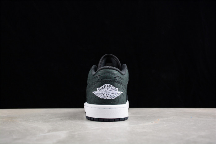 air jordan 1 low "black elephant" fb9907-001