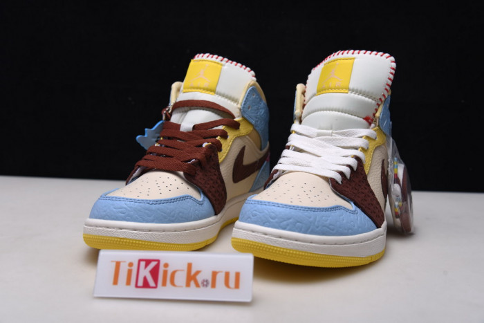 air jordan 1 Ma*s*n chateau rouge x high mid fearless cu2803-200