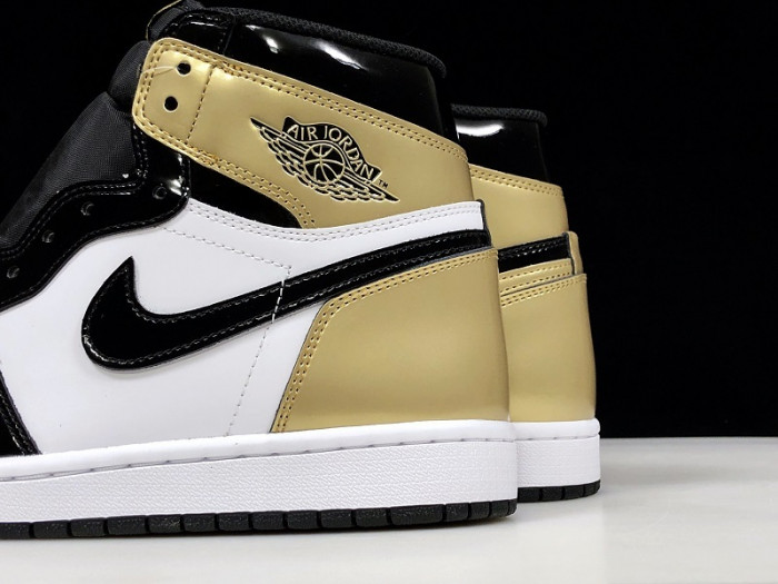 air jordan 1 retro high nrg patent gold toe 861428-007
